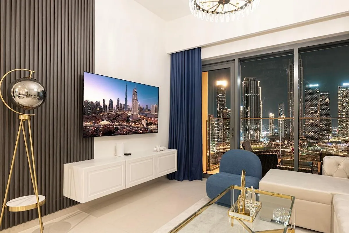 Lux Apartment With Full Burj View - 1 Min Dubai Mall