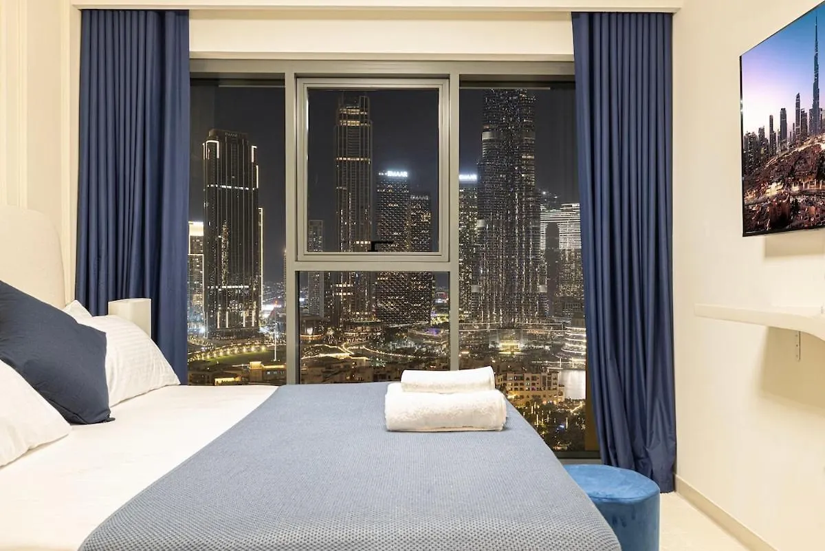 Lux Apartment With Full Burj View - 1 Min Dubai Mall 0*,