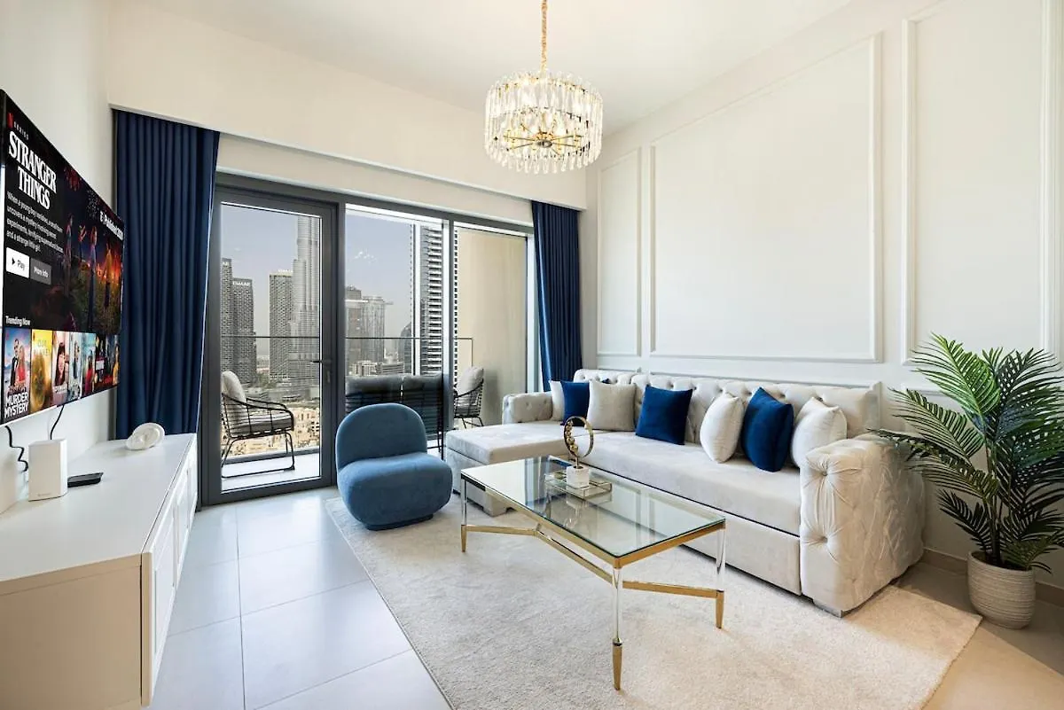 Lux Apartment With Full Burj View - 1 Min Dubai Mall