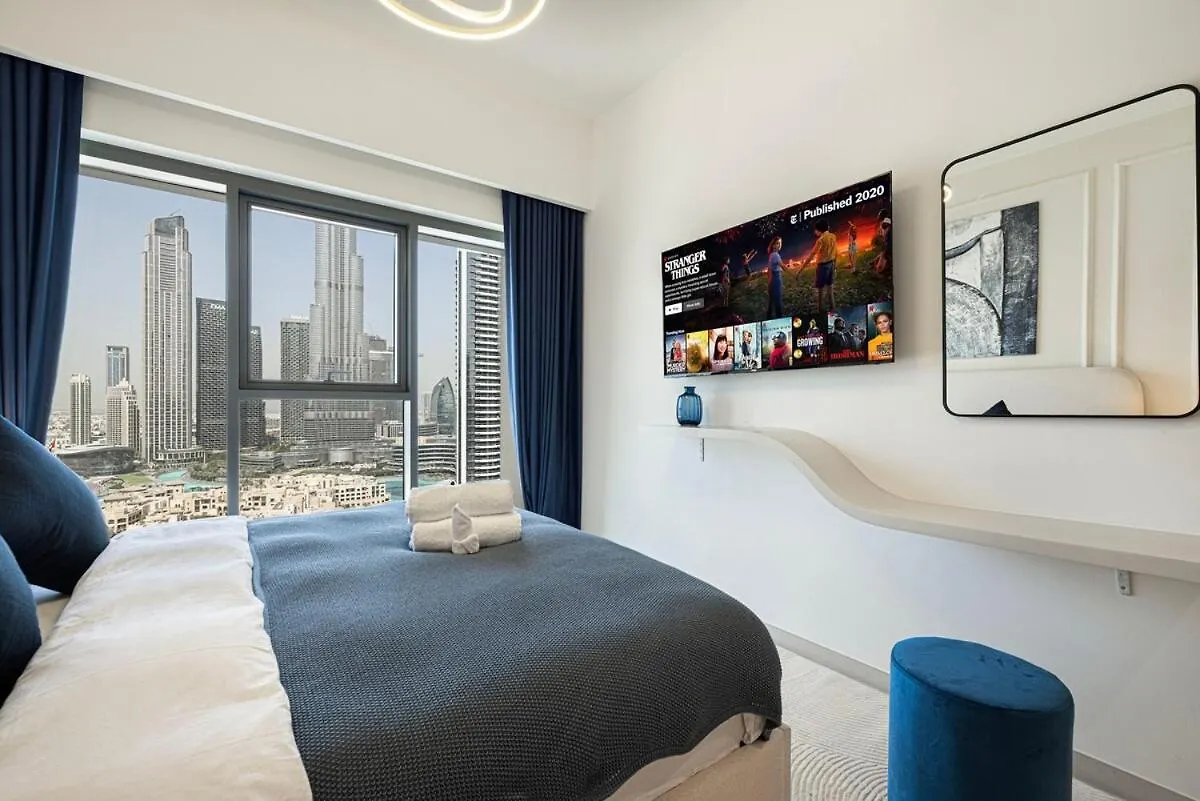 Lux Apartment With Full Burj View - 1 Min Dubai Mall